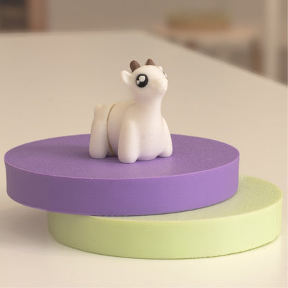 Mini Figurine chèvre kawaii 3D. Imprimé en 3D à Cognac