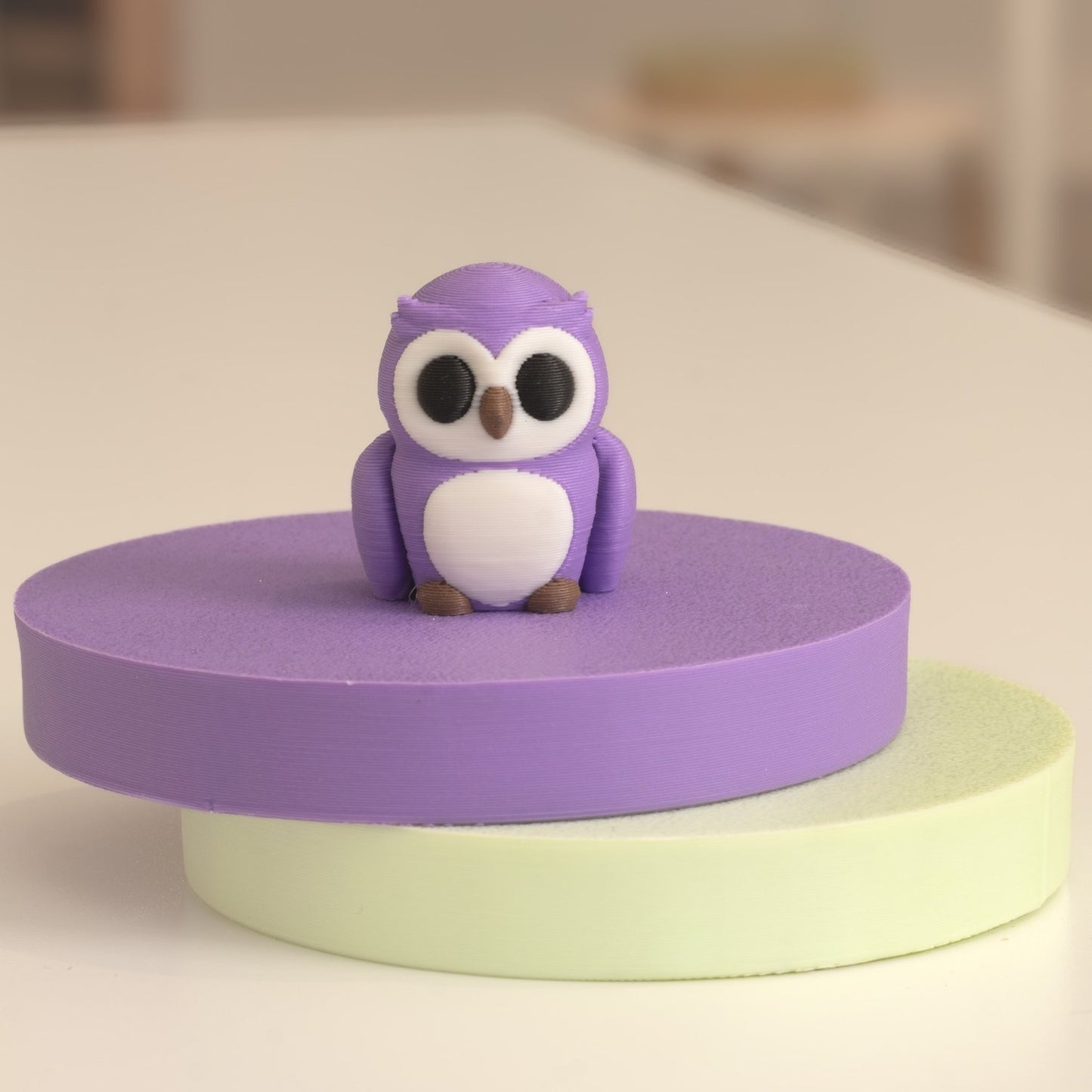 Mini Figurine chouette kawaii 3D. Imprimé en 3D à Cognac