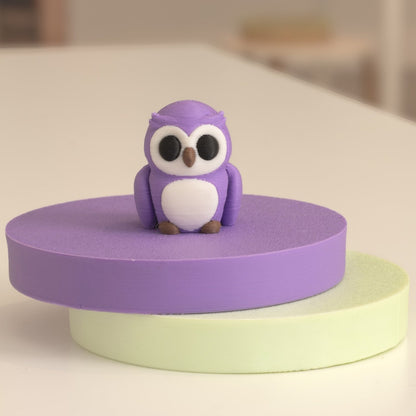 Mini Figurine chouette kawaii 3D. Imprimé en 3D à Cognac
