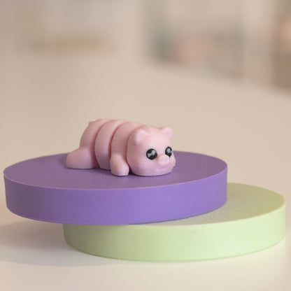 Mini Figurine cochon kawaii 3D. Imprimé en 3D à Cognac