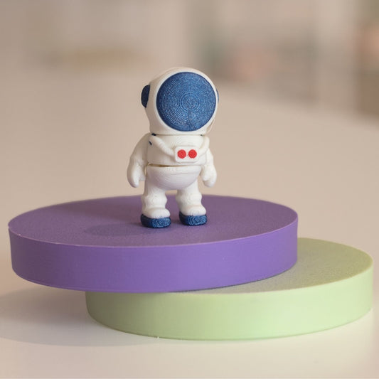 Mini Figurine cosmonaute kawaii 3D. Imprimé en 3D à Cognac