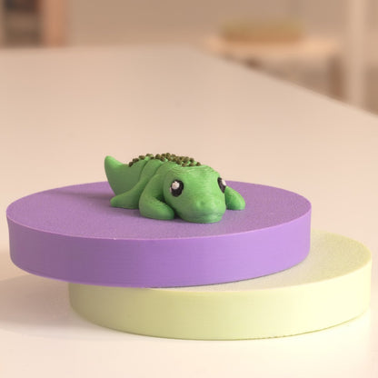 Mini Figurine crocodile kawaii 3D. Imprimé en 3D à Cognac