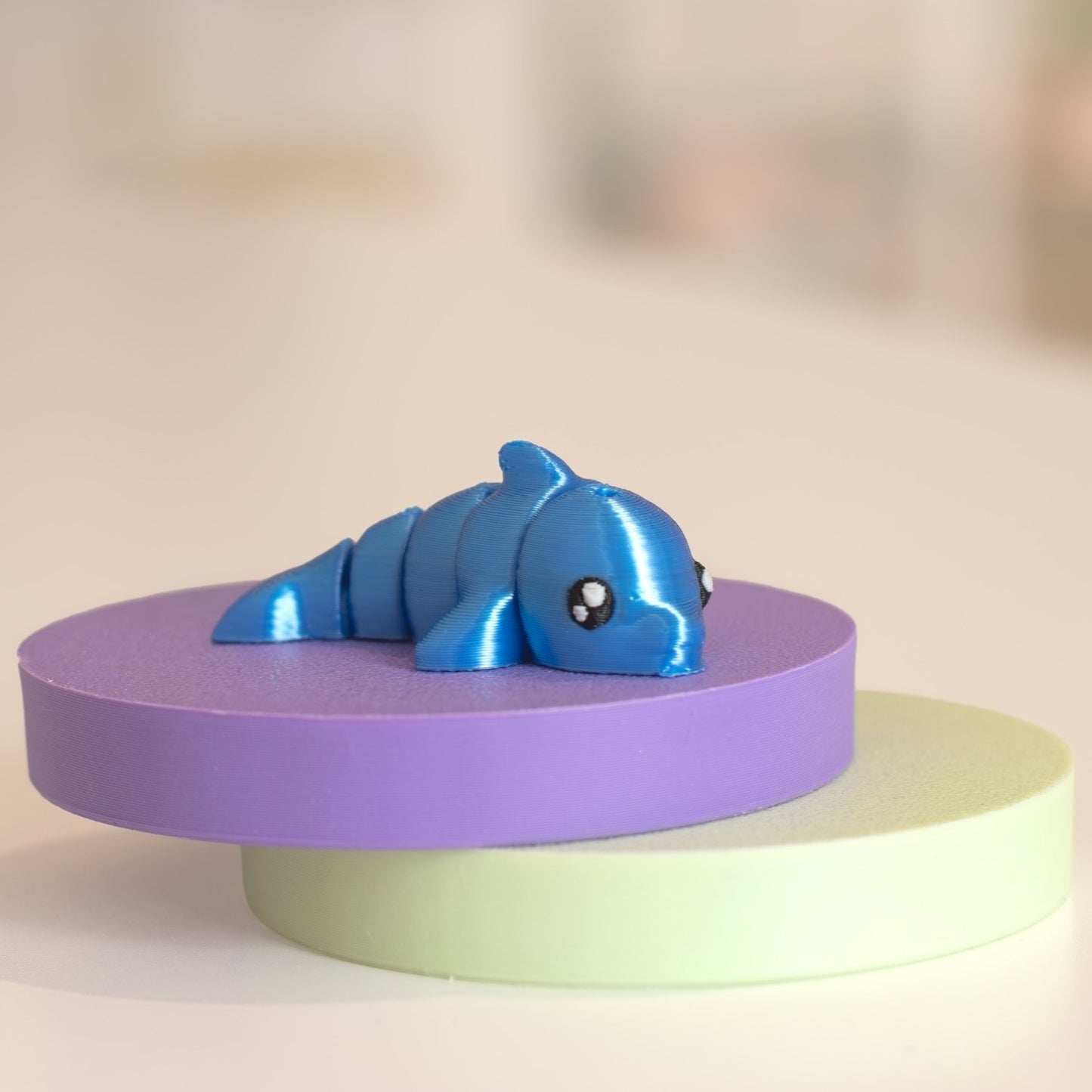 Mini Figurine dauphin kawaii 3D. Imprimé en 3D à Cognac
