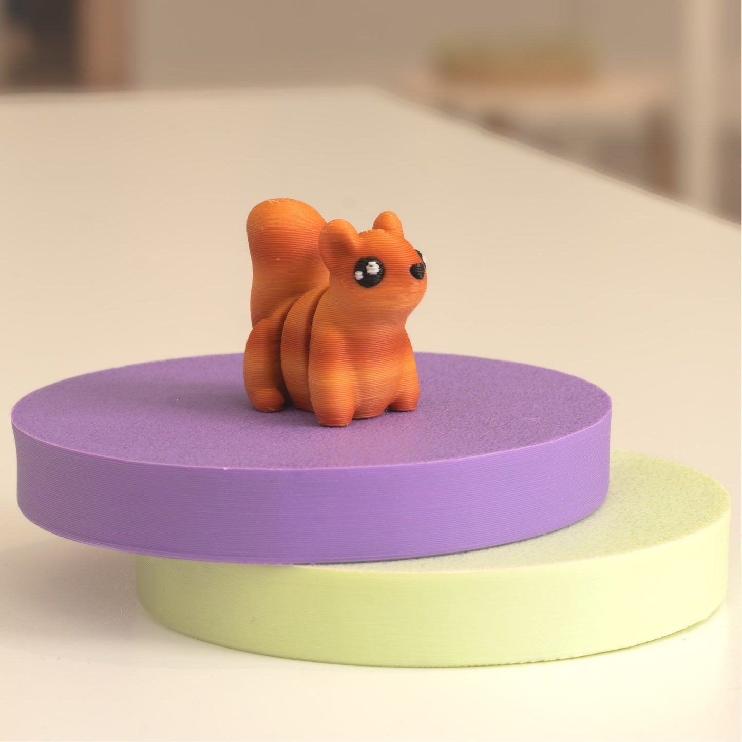 Mini Figurine écureuil kawaii 3D. Imprimé en 3D à Cognac