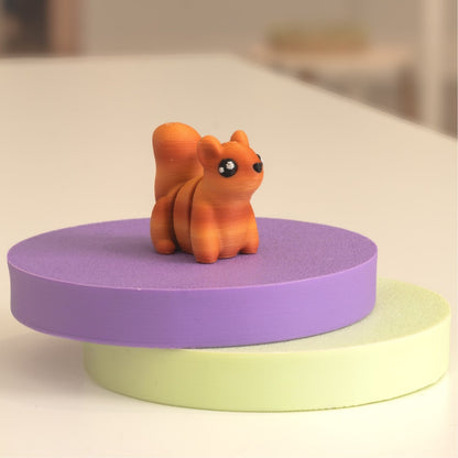 Mini Figurine écureuil kawaii 3D. Imprimé en 3D à Cognac
