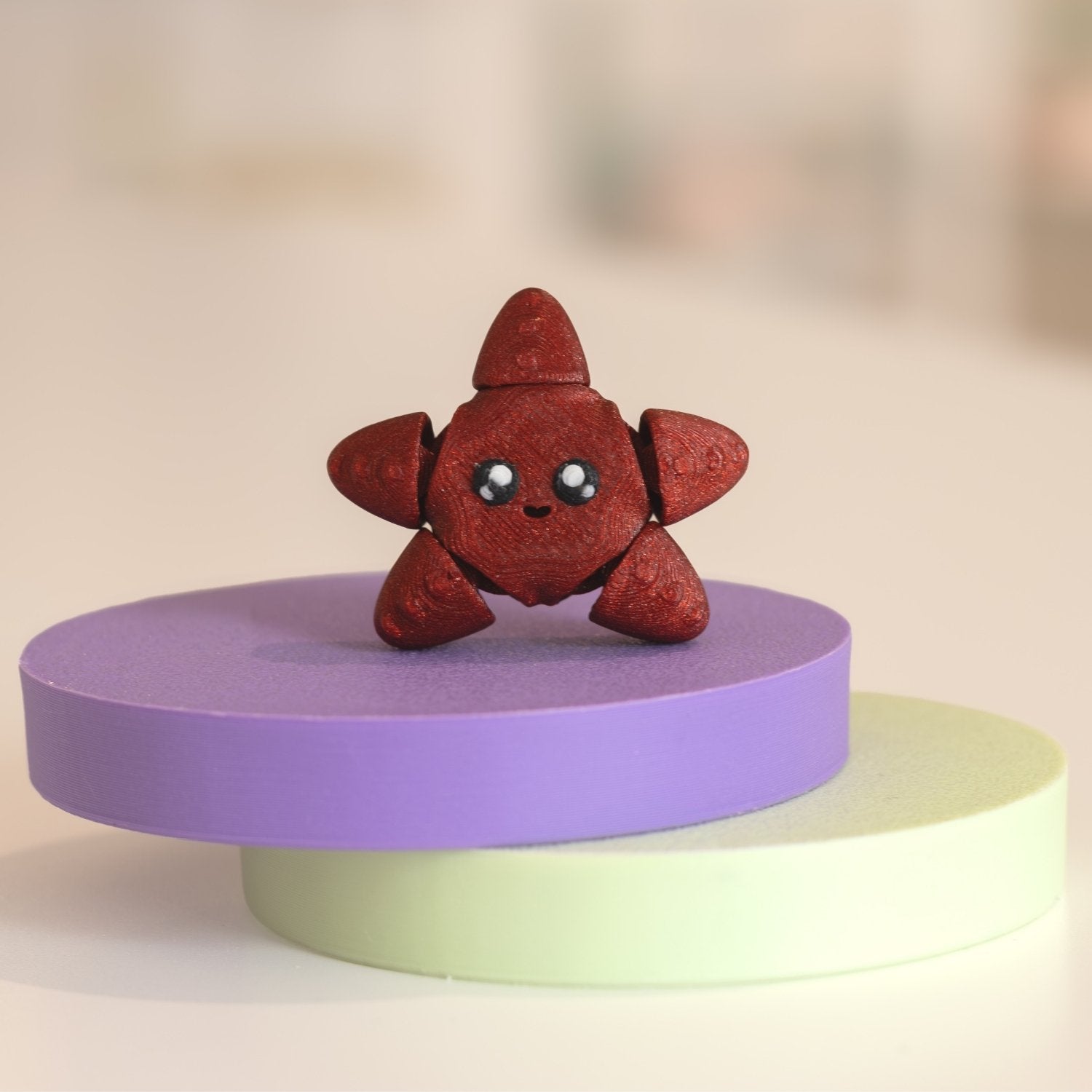 Mini Figurine étoile de mer kawaii 3D. Imprimé en 3D à Cognac