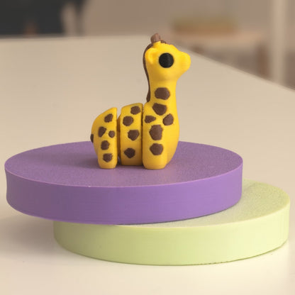Mini Figurine girafe kawaii 3D. Imprimé en 3D à Cognac