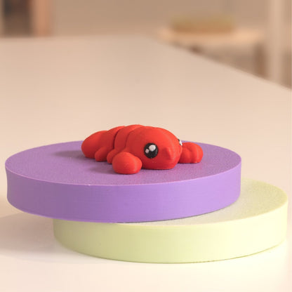 Mini Figurine homard kawaii 3D. Imprimé en 3D à Cognac