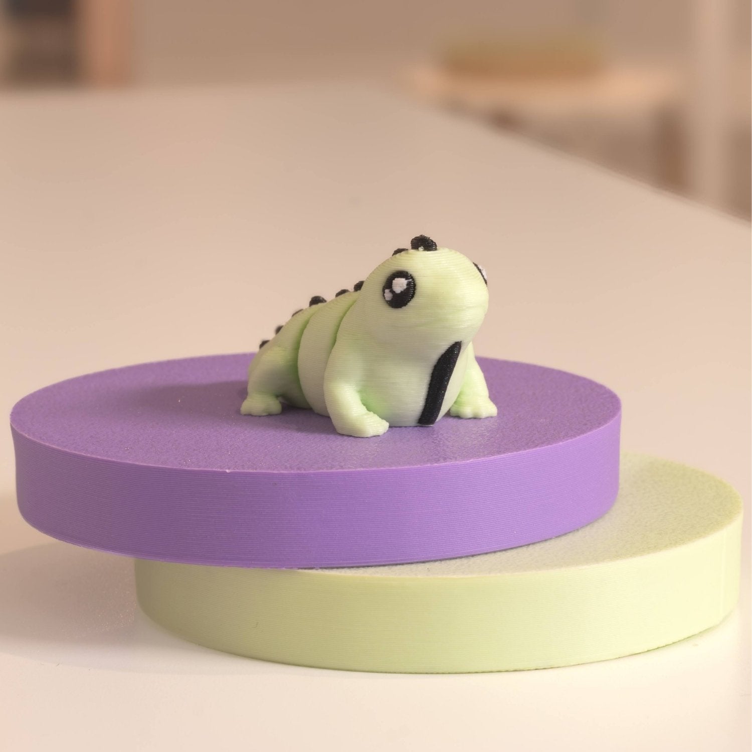 Mini figurine iguane kawaii 3D