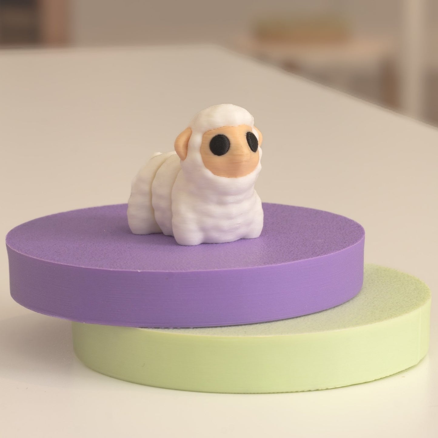 Mini Figurine mouton kawaii 3D. Imprimé en 3D à Cognac