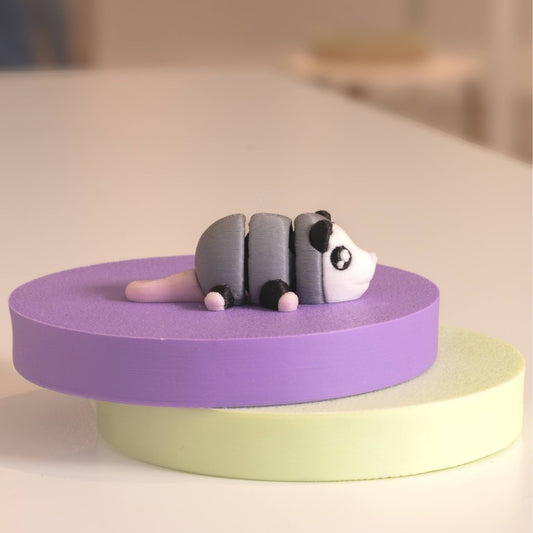 Mini figurine opossum kawaii 3D