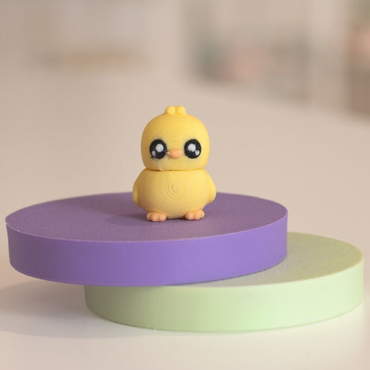 Mini Figurine poussin kawaii 3D. Imprimé en 3D à Cognac
