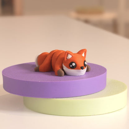 Mini Figurine renard kawaii 3D. Imprimé en 3D à Cognac