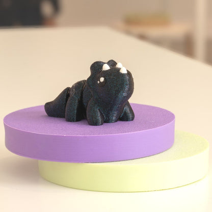Mini Figurine tricératops kawaii 3D. Imprimé en 3D à Cognac