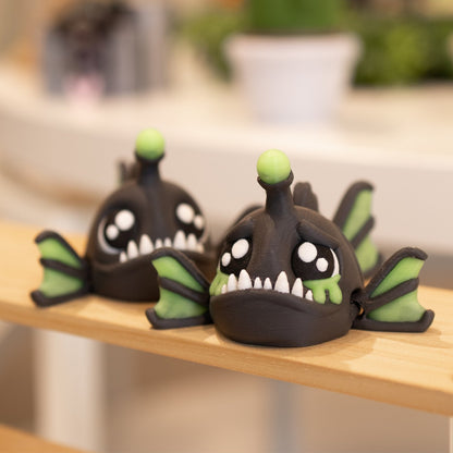 Figurines poissons kawaii 3D