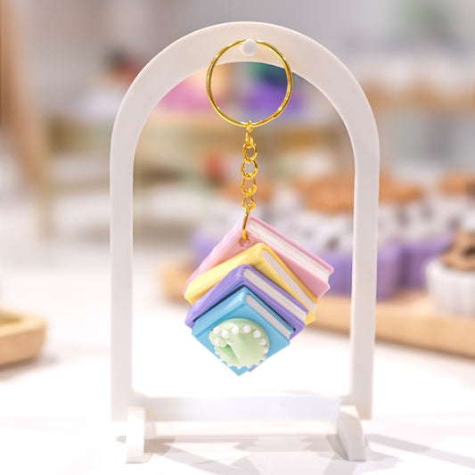 Porte-clé clicker livre kawaii clicker fidget anti-stress