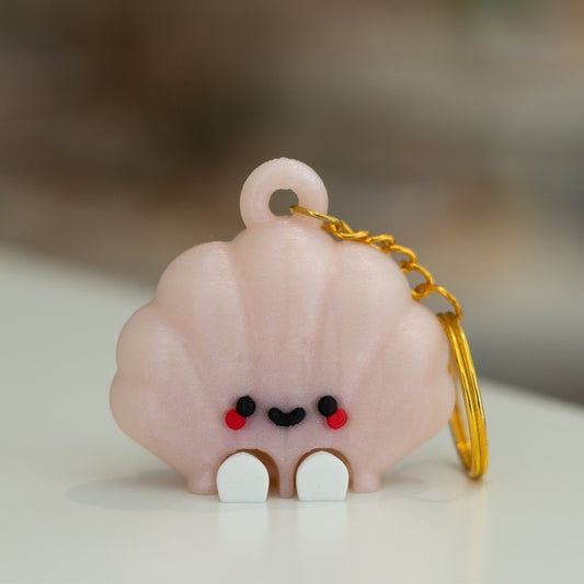 Porte-clé Coquillage Kawaii. Clicker anti-stress Ohana Dream