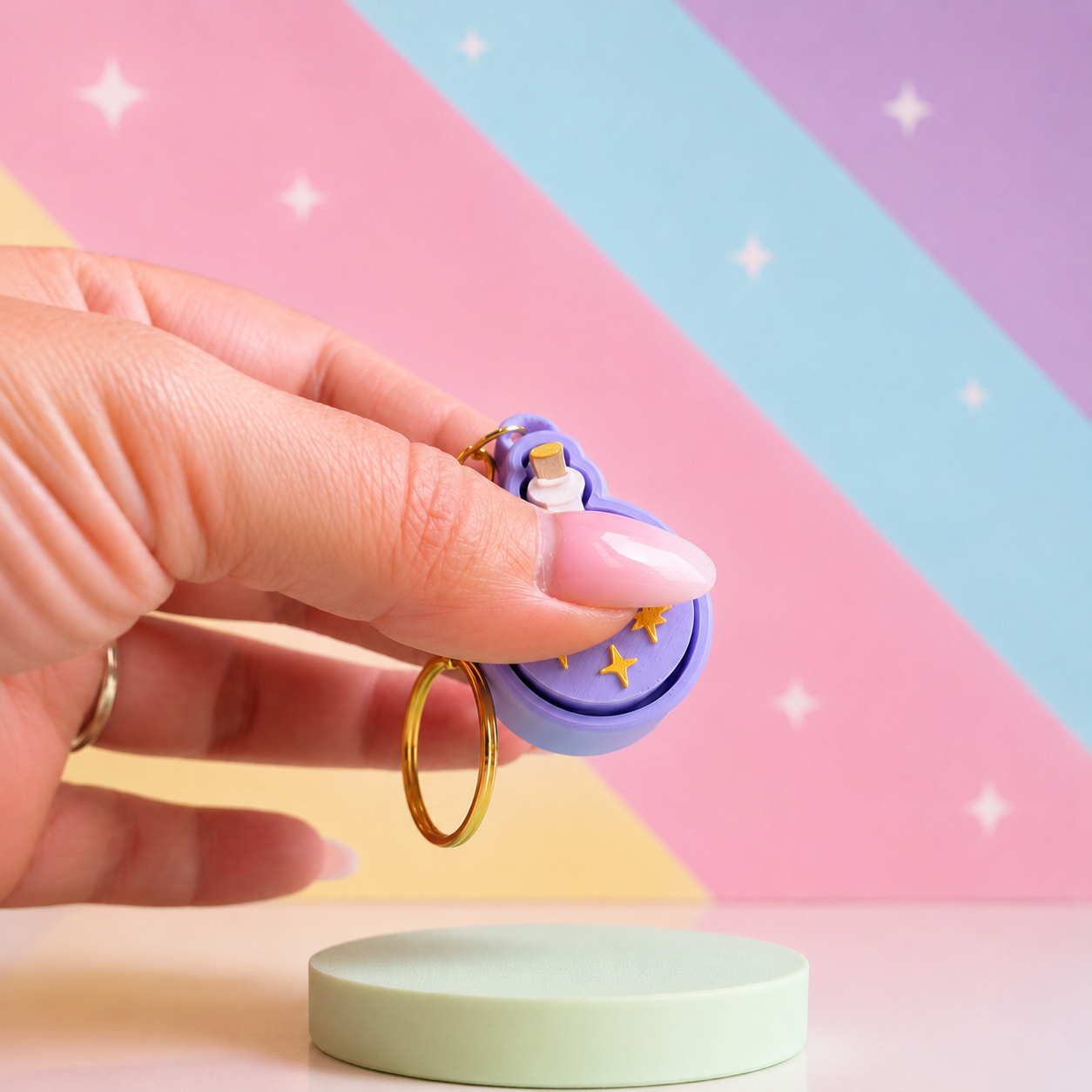 Porte-clé, fidget anti-stress clicker Ohana Dream