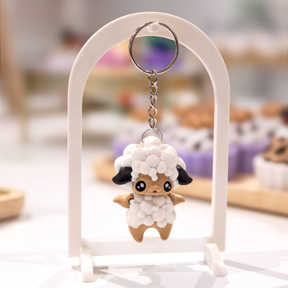 Porte-clé mignon mouton kawaii imprimé en 3D à Cognac