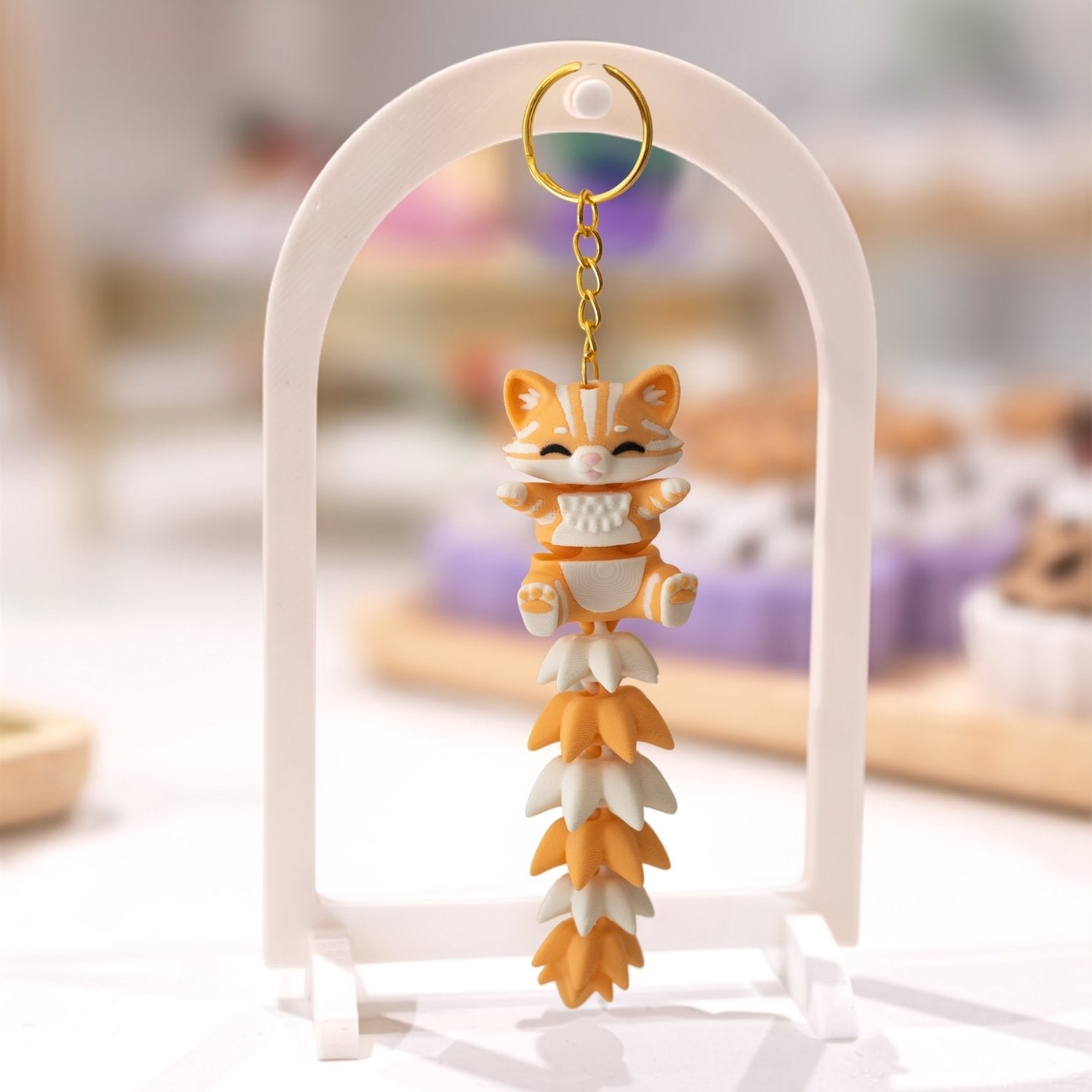 Porte-clé chat articulé Ohana Dream