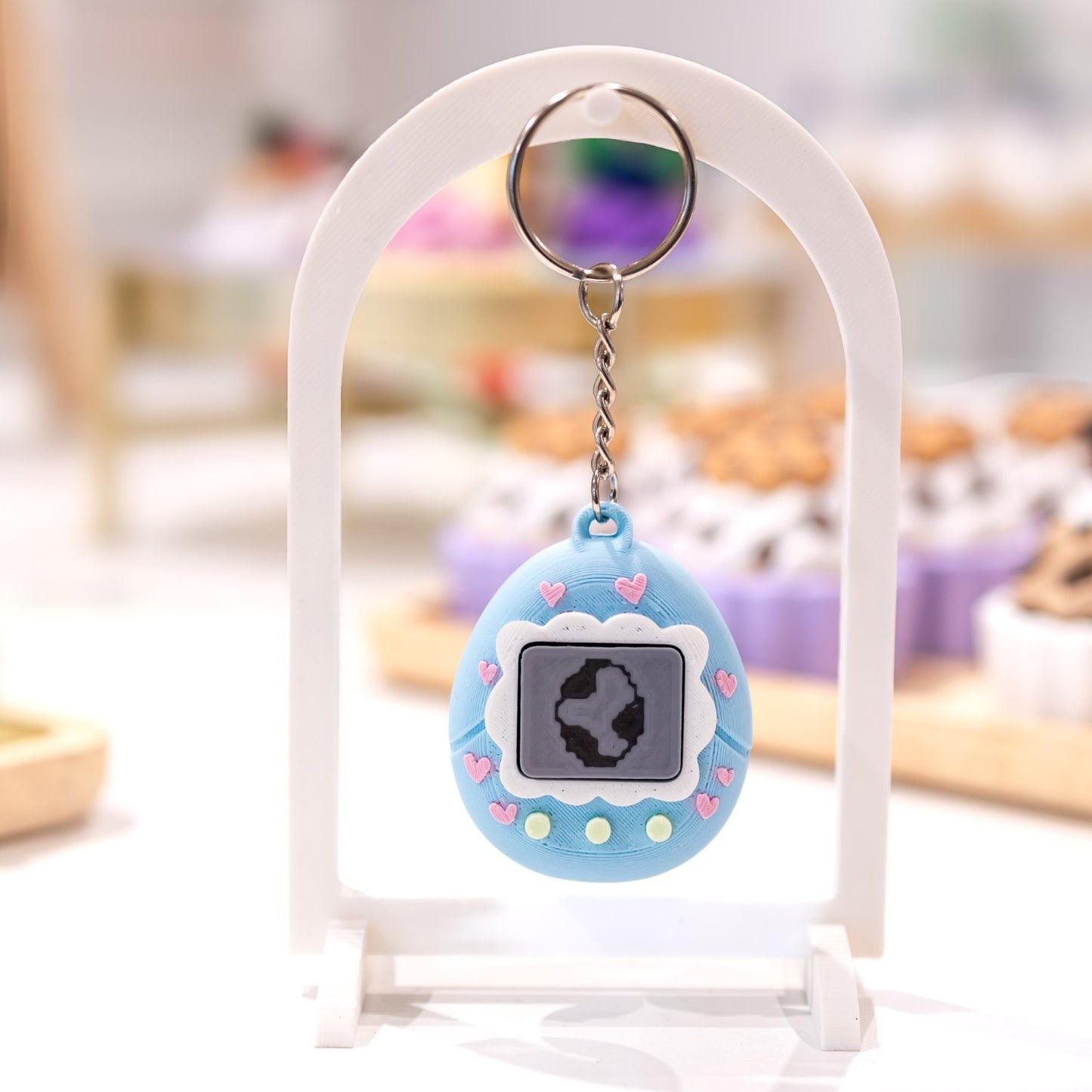 Porte-clé clicker tamagotchi kawaii oeuf clicker fidget anti-stress