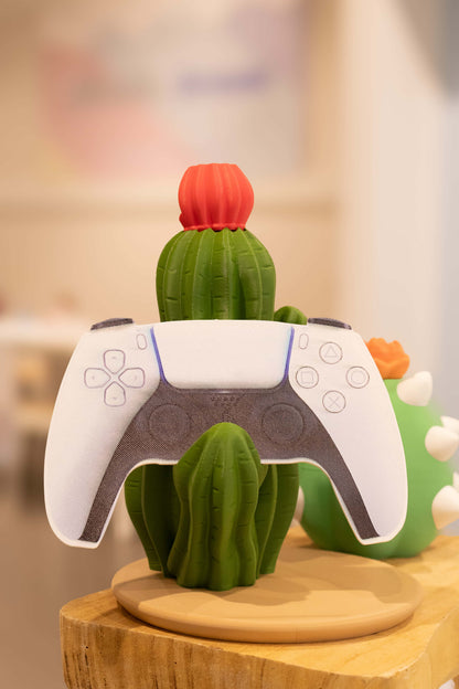 Porte Manette de jeu 3D Cactus Kawaii - Ohana Dream