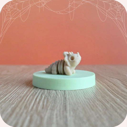 Mini Tricératops squelette | Figurine Ohana Dream 🎃
