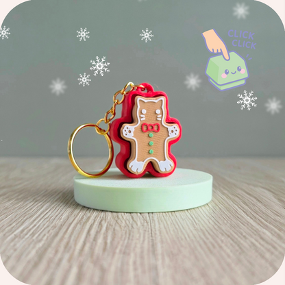 Porte-clés clicker - Pain d'épices | Fidget Ohana Dream🎄