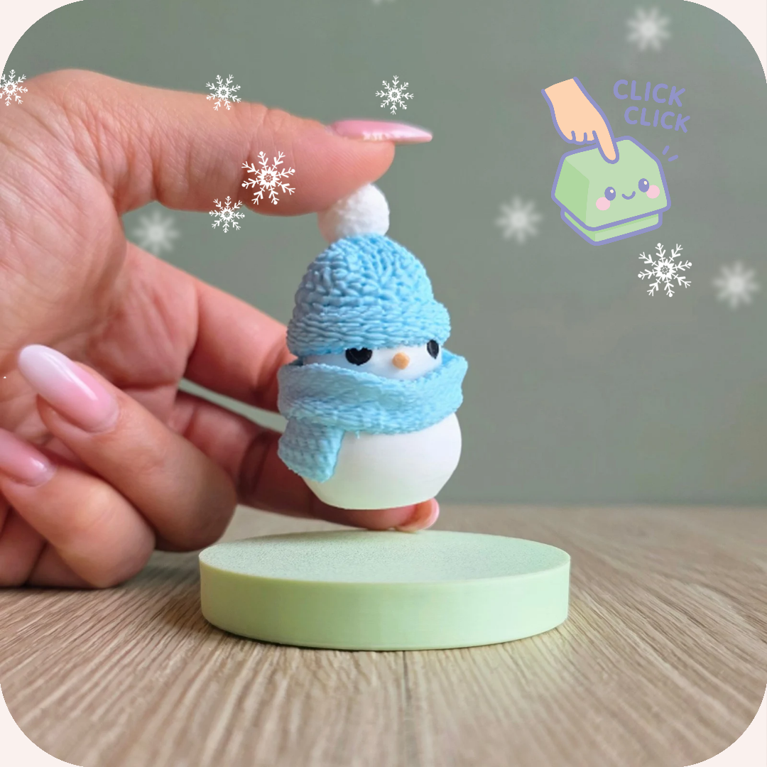 Clicker - Bonhomme de neige | Fidget Ohana Dream ☃️