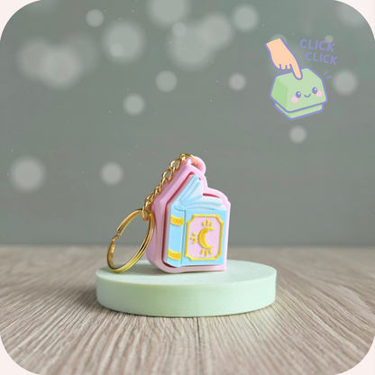 Porte-clés clicker - Grimoire | Fidget Ohana Dream 📖