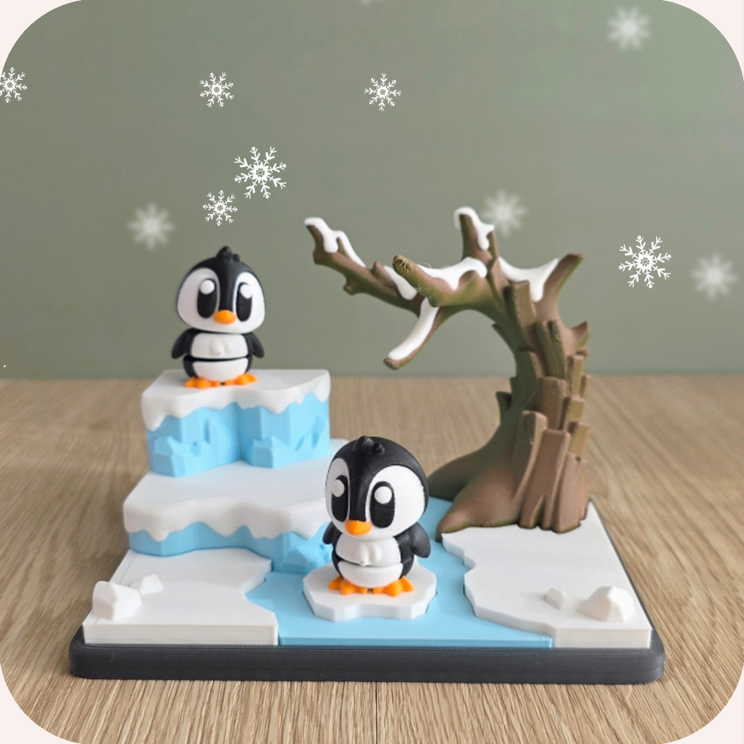 La banquise et ses pingouins 🐧