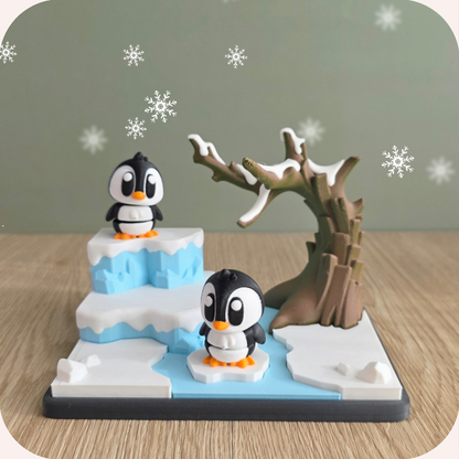 La banquise et ses pingouins 🐧