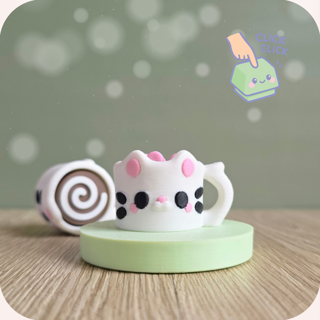 Clicker -Tasse chat | Fidget Ohana Dream 🐱
