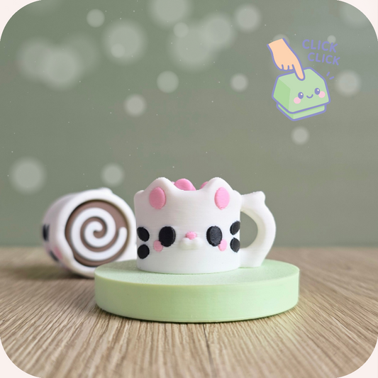 Clicker -Tasse chat | Fidget Ohana Dream 🐱