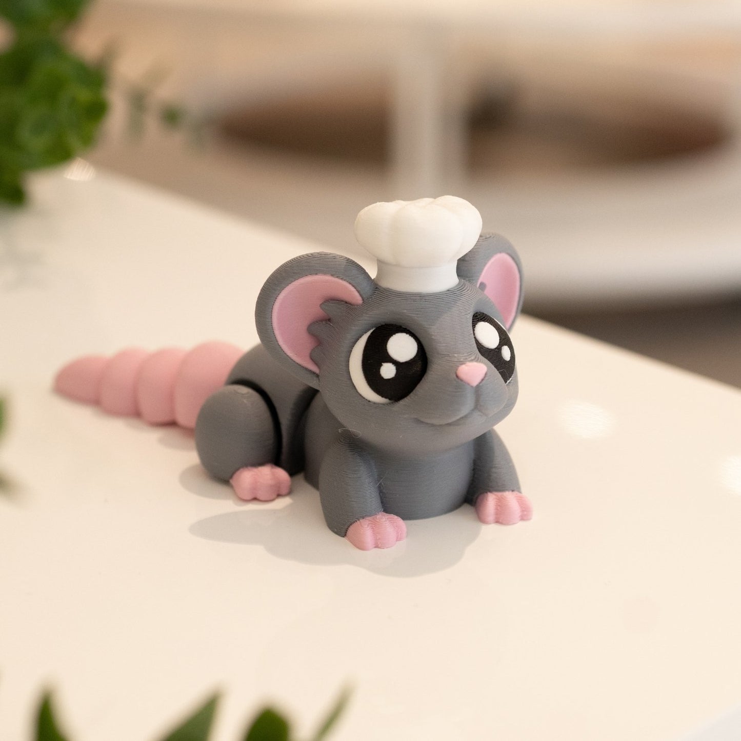 Figurine souris articulée kawaii