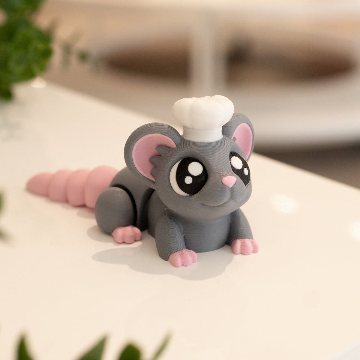 Figurine souris articulée kawaii