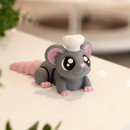 Figurine souris articulée kawaii